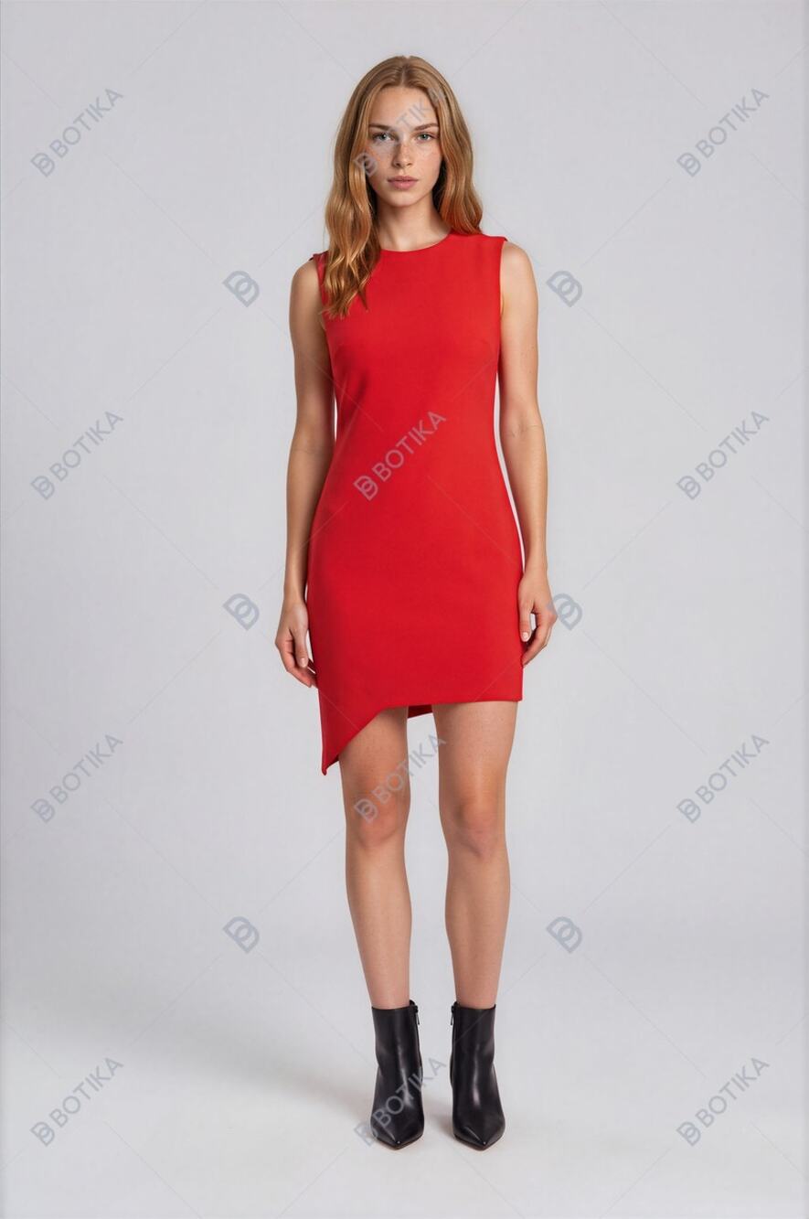 Nicole Miller Artelier Red Dress NWT Sleeveless Size 0